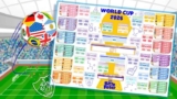 World Cup 2026 fixtures Printable Wall Charts (more in post)