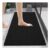Wyewye Bath Mat 40x60cm Chenille Non-Slip Black