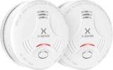 X-Sense Smoke Alarm for Home, 10-Year Battery Fire Alarm, LED Indicator & Silence Button, Smoke Detector Battery Operated, Conforms to EN 14604 Standard, SD11, 2-Pack