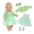 Xerteam 14-18 Inch Baby Doll Clothes Set, Green Tulle Skirt