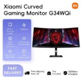 Xiaomi G34WQi 34 Curved Gaming Monitor ( 1500R / FreeSync Premium / RGB / 3440×1440 / 180Hz ) w/code Xiaomi Tech World Store(UK Despatch)
