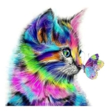 Xiaomoyu 5D DIY Diamond Art Kit – Cat Butterfly
