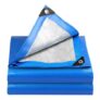 YIJUHOU Waterproof Heavy-Duty Tarpaulin, 115 GSM, 2x2m, Blue