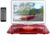 YOOHOO 16.9 Portable DVD Players with 14.1 Swivel Large LCD Screen Travel DVD Players for Kids Rechargeable Car Adapter Support USB SD Card, AV IN/OUT Remote Control, Red