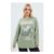 YOURS Curve Sage Green Mountain Scene Sweatshirt