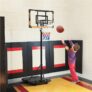 Yaheetech 2.16-2.46M Portable Basketball Hoop Brown