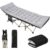 Yaheetech Folding Camping Cot Portable Outdoor Bed for Adults w/Mat & Storage Bag – Grey or Blue