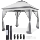 Yaheetech Pop Up Gazebo w/Sides, 3.3×3.3m Outdoor – Shipped / Sold by Yaheetech UK