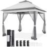 Yaheetech Pop Up Gazebo w/Sides, 3.3×3.3m Outdoor – Shipped / Sold by Yaheetech UK