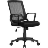 Yaheetech Swivel Mid-back Mesh Office Chair – Black – Sold & shipped by MONUMART LIMITED