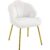 Yaheetech Velvet Armchair, Accent Tub Chair with Metal Legs