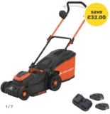 Yard Force Lawn Mower 40v (2 x 20v included) C37B Cordless