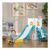 Yellow AIYAPLAY 5-in-1 Indoor Kids Slide for Toddlers
