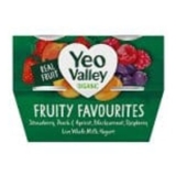Yeo Valley Fruity Favourites Organic Yogurts4x110g