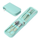 Ymapinc Mini Travel Manicure Set, 7-Piece Purse-Shaped Kit Stainless Steel