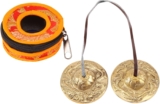 Yoga Cymbals Brass Cymbal Bell Chimes Tibetan Buddhist Style Yoga Accessory Instrument Cymbals,C