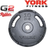 York Barbell G2 Rubber Olympic Weight Plates – Singles – 10KG /15KG – £17.99 /20KG – £23.99 /5KG – £5.99 /2.5KG – £2.99 /1.25KG – £1.49