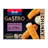 Youngs Gastro Signature Breaded 8 Chunky Fish Fingers 320g