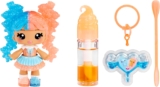 Yummiland Lip Gloss Doll: Mystery Color Change – Gwen Gummybear – Includes 1 Doll, DIY Lip Gloss Removable Keychain, Cosmetic Play, Collectible, Suitable for Children Ages 4