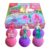 ZIMPLI 6 Large Unicorn Bath Bombs with Toys Gift Set