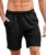 ZITY Mens Textured Shorts Summer Casual Lightweight Shorts with Elasticated Waist and 3 Pockets M-3XL