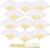 ZOOI 12 Pack Hand Fan Folding, Paper Fans Handheld, Hand Fans Bamboo Paper Wedding Fans for Guests, Wall Fan Decor, Wedding Gifts Decorations, Wedding Favours, Fans for Bedroom, Home Decoration