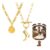 ZPSCXQ Cowgirl Jewelry Set: 3-Piece, 2 Necklaces, 1 Bracelet