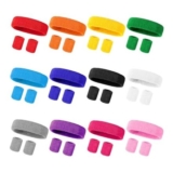 ZZBIQS 36 Sweat Bands Set: 12 Headbands, 12 Pairs Wristbands