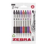Zebra Pen Z-Grip 8pk Assorted at checkout