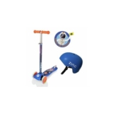 Zinc Combo: 3 Wheel Scooter & Helmet