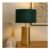 Ziva Large Dark Green Touch Table Lamp