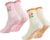 Zuimei 2 Pairs Non Slip Yoga Grip Pilates Socks for Women Cute Anti Slipper Grippy Socks for for Home Gym Barre Sport Fitness Dance Ballet Hospital Pregnant