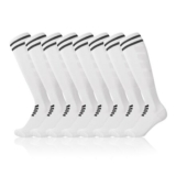 Zuimei 4 Pairs Kids Football Socks