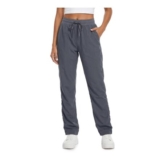 Zylioo Womens Extra-Long Joggers, Inseam 32/34, Dark Grey, Pockets