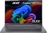 acer Aspire 16 AI Laptop – WUXGA OLED 120Hz, Intel Ultra 5 226V, 16GB RAM, 512GB SSD, Windows 11, Iron