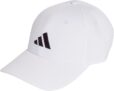 adidas Unisex Baseball Cap Cotton NEW Logo, White/Black, M-L