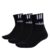 adidas Unisex Kids 3-Stripes Linear Half-Crew Cushioned Socks 3 Pairs, White/Black, size XS (2-3.5 UK)