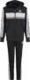 adidas Unisex Kids SEASONAL ESSENTIALS TIBERIO 3 STRIPES FLEECE TRACKSUIT