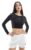 adidas Womens Training Seamless Long Sleeve Top in Black – With Code