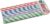 apollo THE HOUSEWARES BRAND Flexi Paper Straws-Stripe pk40
