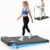 bigzzia Walking Pad with Incline, 3-in-1 Under Desk Treadmill for Home Office, 1-8km/h, 2.5HP Quiet Walking Machine with Remote & LED Display, Space-Saving Design, 130kg Capacity