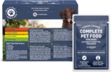 by Amazon Complete Food for Adult Dogs, Meat Selection in Jelly, 1.2 kg (12 Packs of 100g)