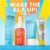 e.l.f. SKIN Wake the e.l.f. Up Skincare Kit, Travel-Size Hydrating Face Cleanser, Sunscreen, Moisturizer & Brightening Serum, Vegan & Cruelty-Free