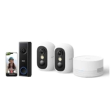 eufy Video Doorbell Camera Wireless C30 & eufyCam C35 2 Pack with HomeBase Mini (Bundle) – Sold by AnkerDirect UK FBA