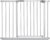 hauck Safety Gate for Doors and Stairs Stop N Safe 2 incl. 21 cm Extension / Pressure Fit / 96 – 101 cm Large / Metal / Grey