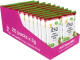 itsu Sriracha Flavour Seaweed Thins 5g Crispy Seaweed Thins Vegan Low Calorie Healthy Snack Pack of 20