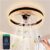 kejector Ceiling Fans with Lights and Remote, 50CM Smart Ceiling Fan Light for Bedroom, 6 Speeds Quiet, Modern Indoor Fan Lights Ceiling LED for Living Room, Dining Room, 3 Color 3000K-6500K Dimmable
