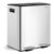 mVm Kitchen Bin,40L Dual Rubbish Bin,2 x 20L Stainless Steel