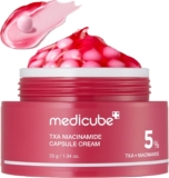 medicube TXANiacinamide Capsule Cream Dual Radiance Moisturiser, Ideal for Use After Spot Care For Uneven Skin Tone, Texture & Hydration 99% Pure Tranexamic Acid Korean Skincare 1.94oz