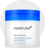 medicube Zero Pore Pads 2.0, Dual-Textured Facial Toner Pads for Exfoliation and Pore Care with 4.5% AHA Lactic Acid & 0.45% BHA Salicylic Acid, Ideal for All Skin Types, Korean Skin Care (70 units)